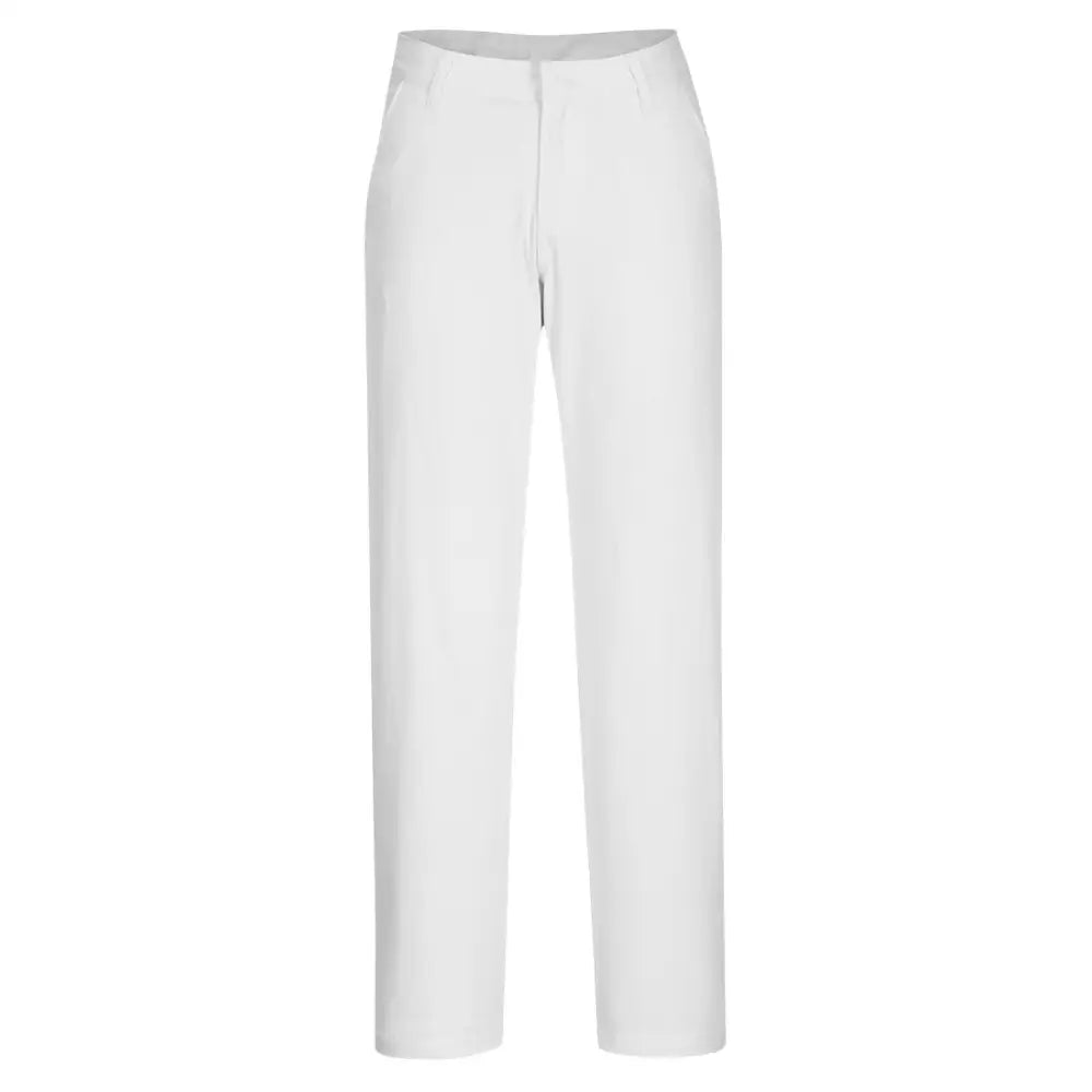 Portwest WX2 Eco Women’s Stretch Slim Chino Trousers - White / 26