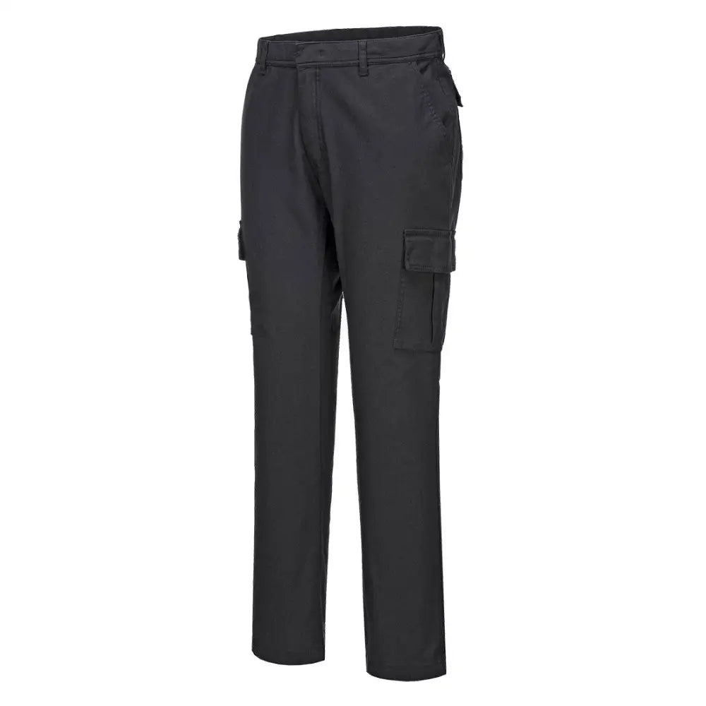 Portwest WX2 Stretch Slim Fit Combat Trousers - Black Short / 28