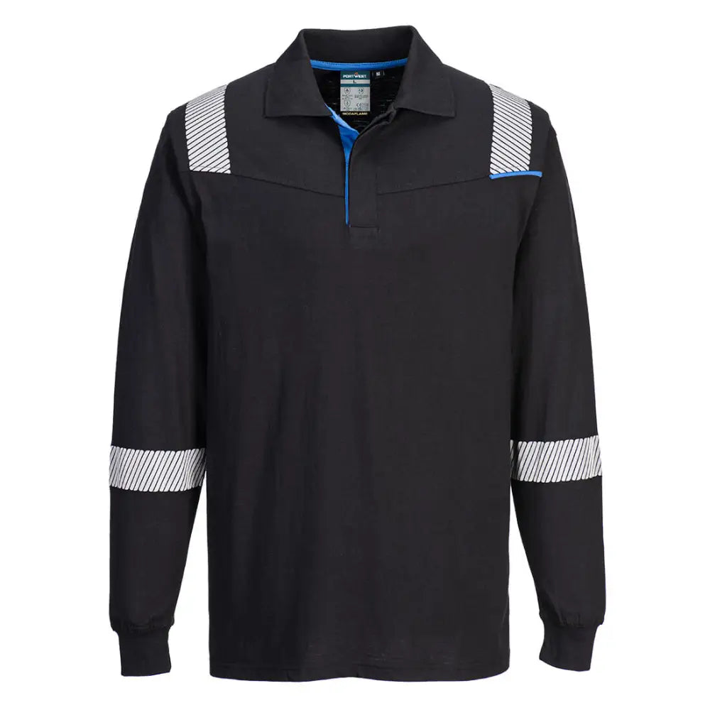 Portwest WX3 Flame Resistant Long Sleeve Polo - L