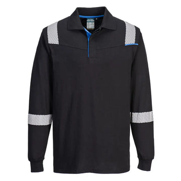 Portwest WX3 Flame Resistant Long Sleeve Polo - L