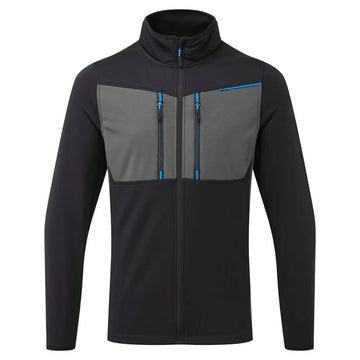 Portwest WX3 Full Zip Tech Fleece - Black / L