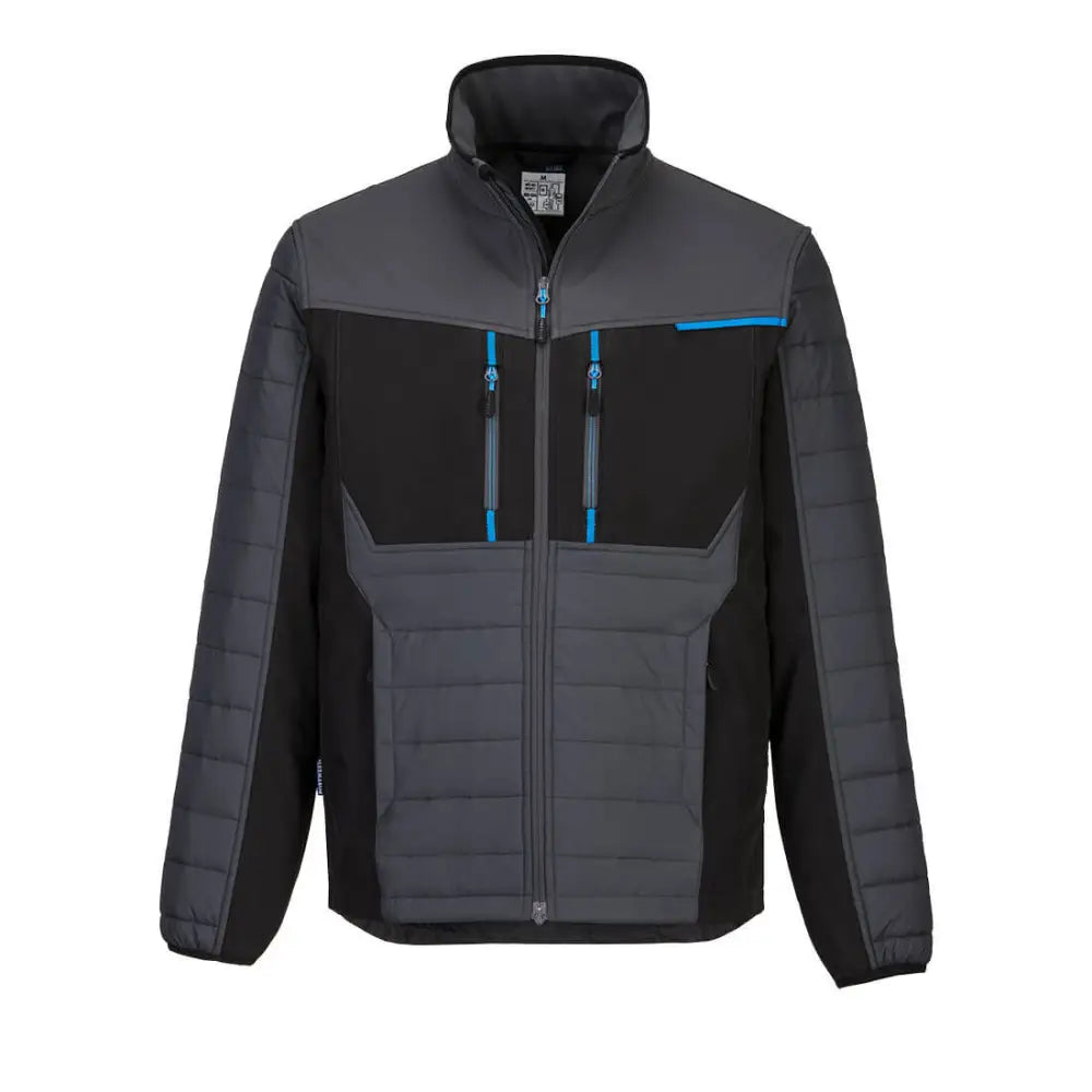 Portwest WX3 Hybrid Baffle Jacket - Metal Grey / L