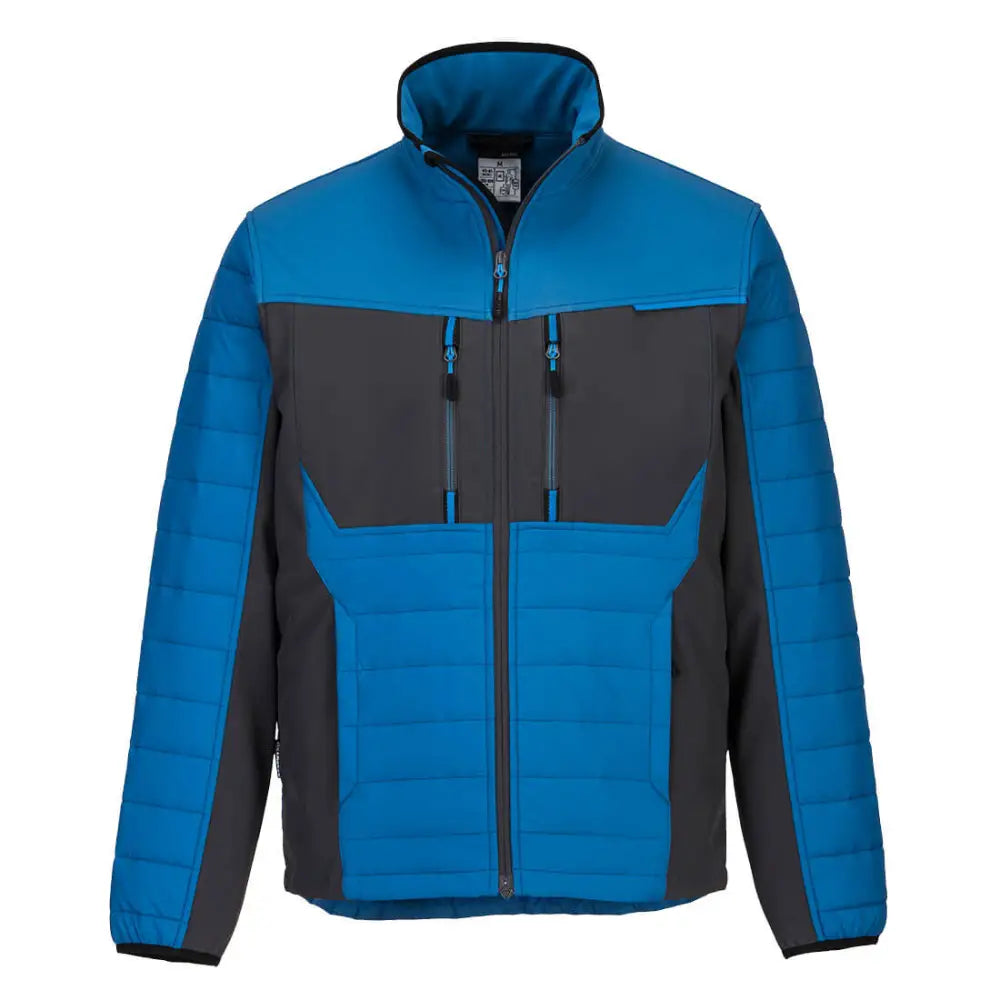 Portwest WX3 Hybrid Baffle Jacket - Persian Blue / L