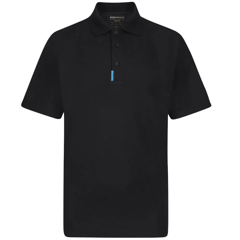 Portwest WX3 Polo Shirt - Black / 4XL