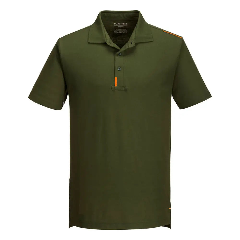 Portwest WX3 Polo Shirt - Olive Green / L