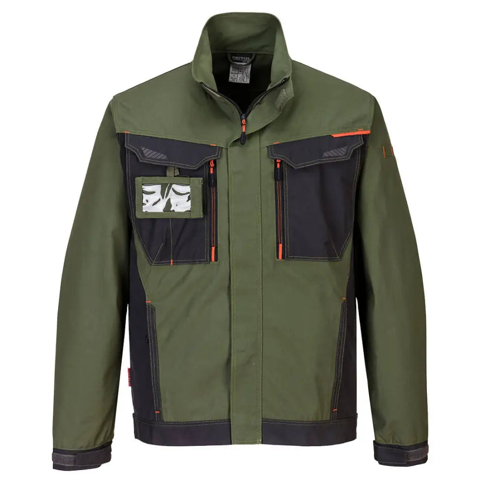Portwest WX3 Work Jacket - Olive Green / L