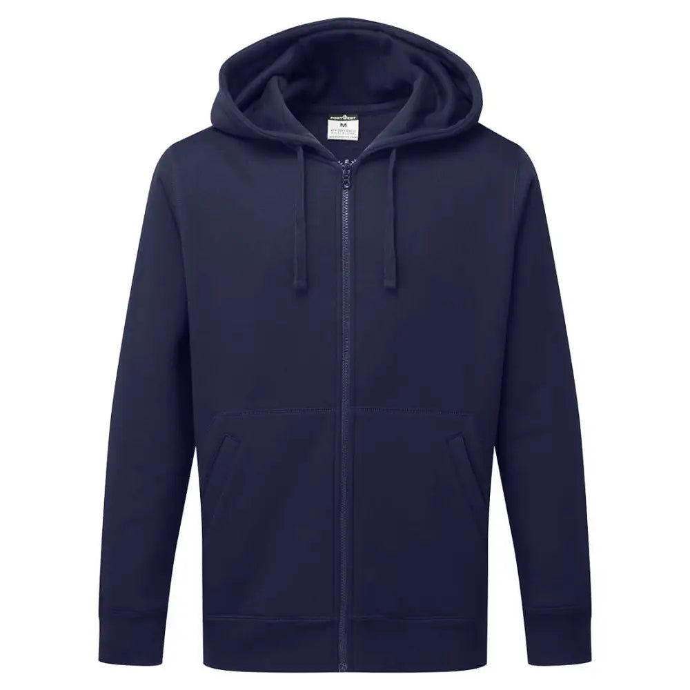 Portwest Zipped Hoodie - Navy / L
