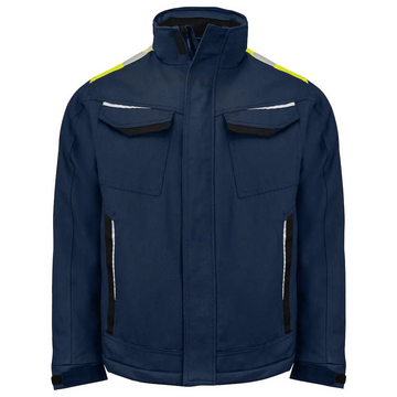 ProJob 5438 PADDED JACKET COTTON - Navy/Yellow / 4XL