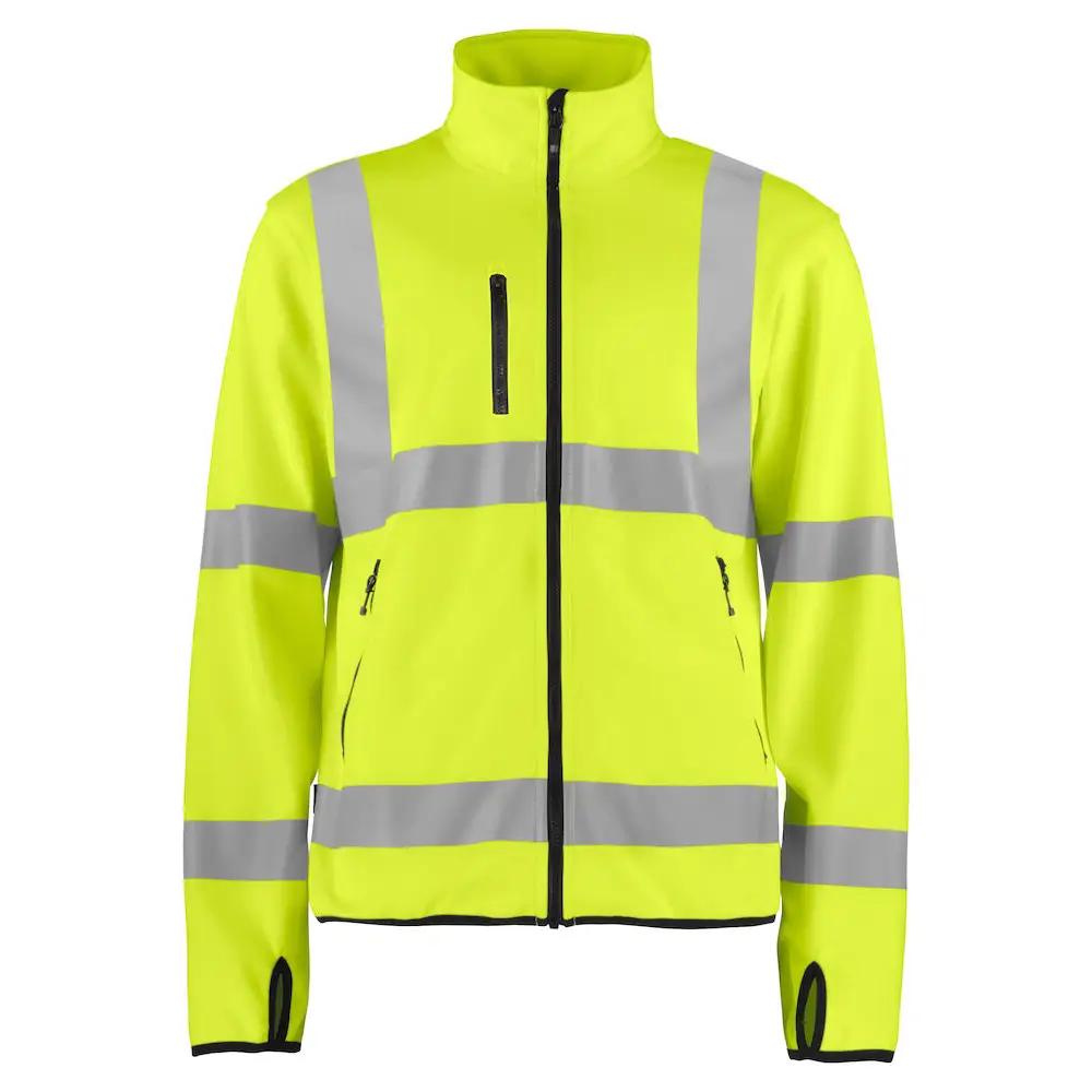 ProJob 6105 SOFTSHELL JACKET LIGHTWEIGHT EN ISO 20471 CLASS 3 - Yellow/Black / 4XL
