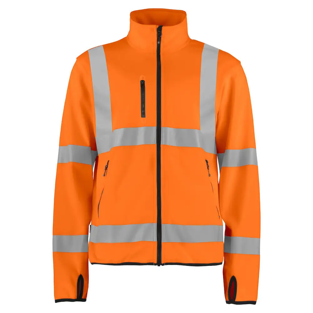 ProJob 6105 SOFTSHELL JACKET LIGHTWEIGHT EN ISO 20471 CLASS 3 - Orange/Black / 4XL