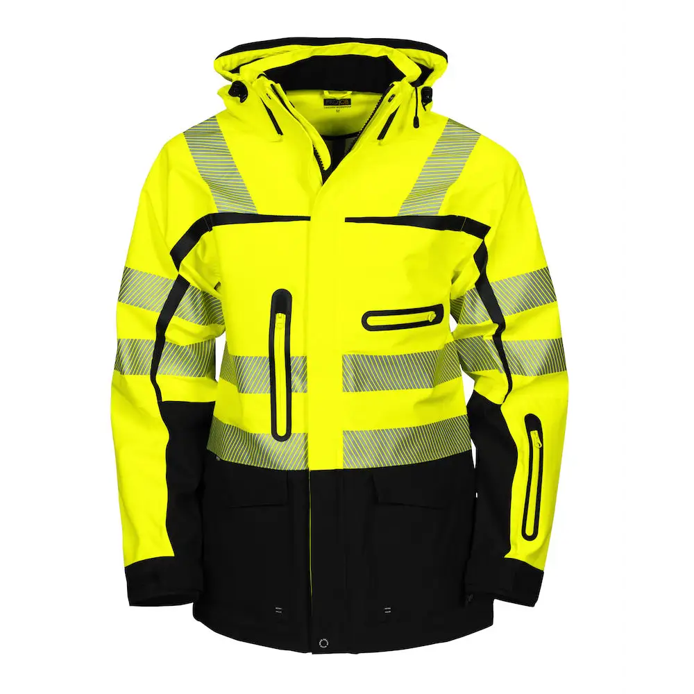 ProJob 6417 FUNCTIONAL JACKET EN ISO 20471 CLASS 3/2 - Yellow/Black / 4XL