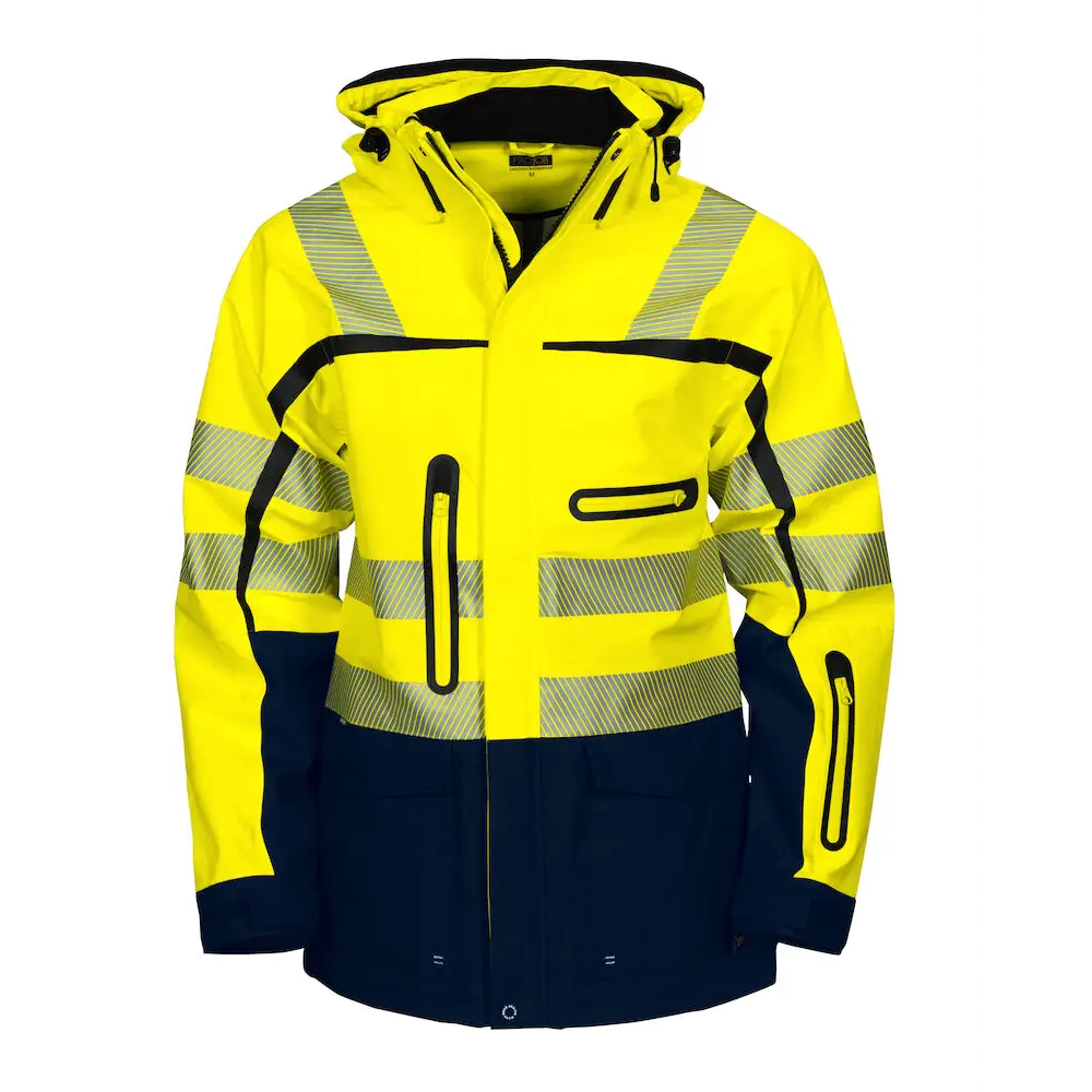 ProJob 6417 FUNCTIONAL JACKET EN ISO 20471 CLASS 3/2 - Yellow/Navy / 4XL
