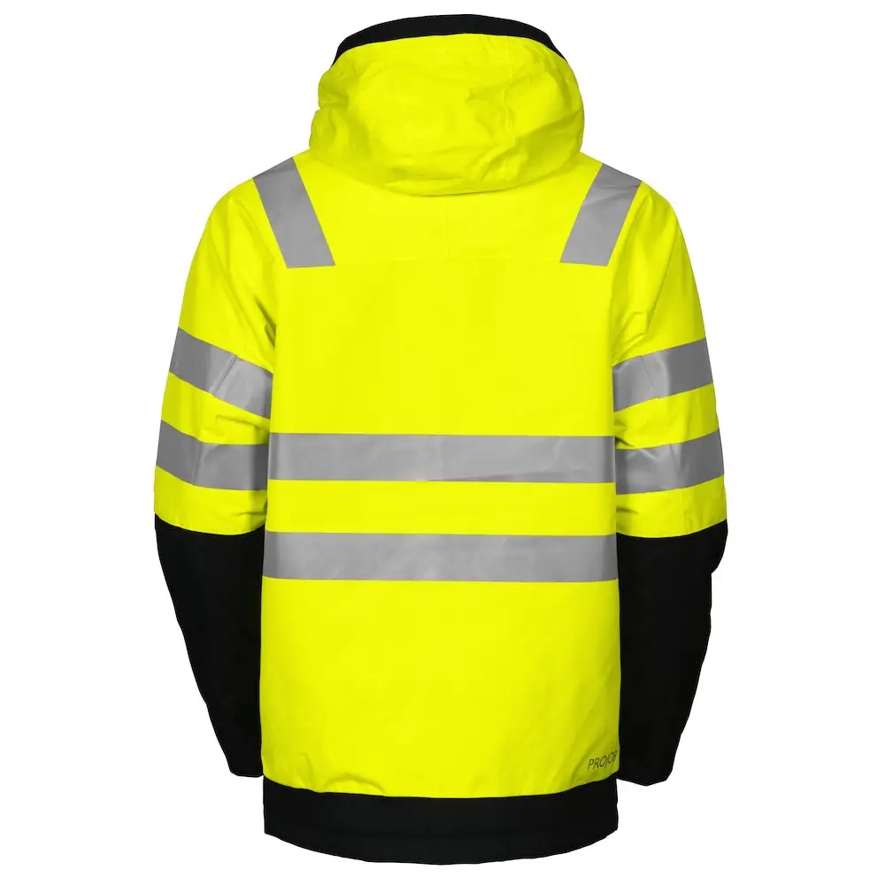 ProJob 6418 PADDED JACKET EN ISO 20471 CLASS 3 - Yellow/Black / 4XL