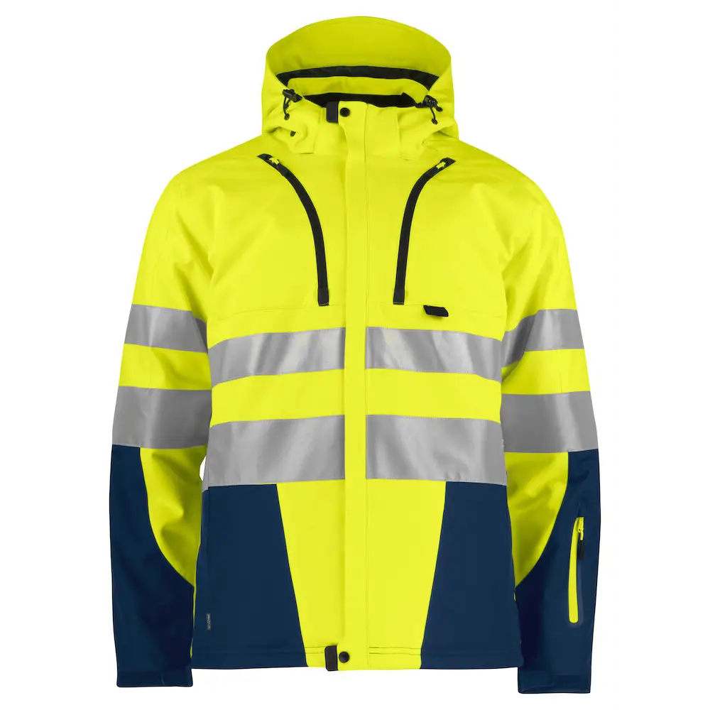 ProJob 6420 PADDED FUNCTIONAL JACKET EN ISO 20471 CLASS 3/2 - Yellow/Navy / 4XL