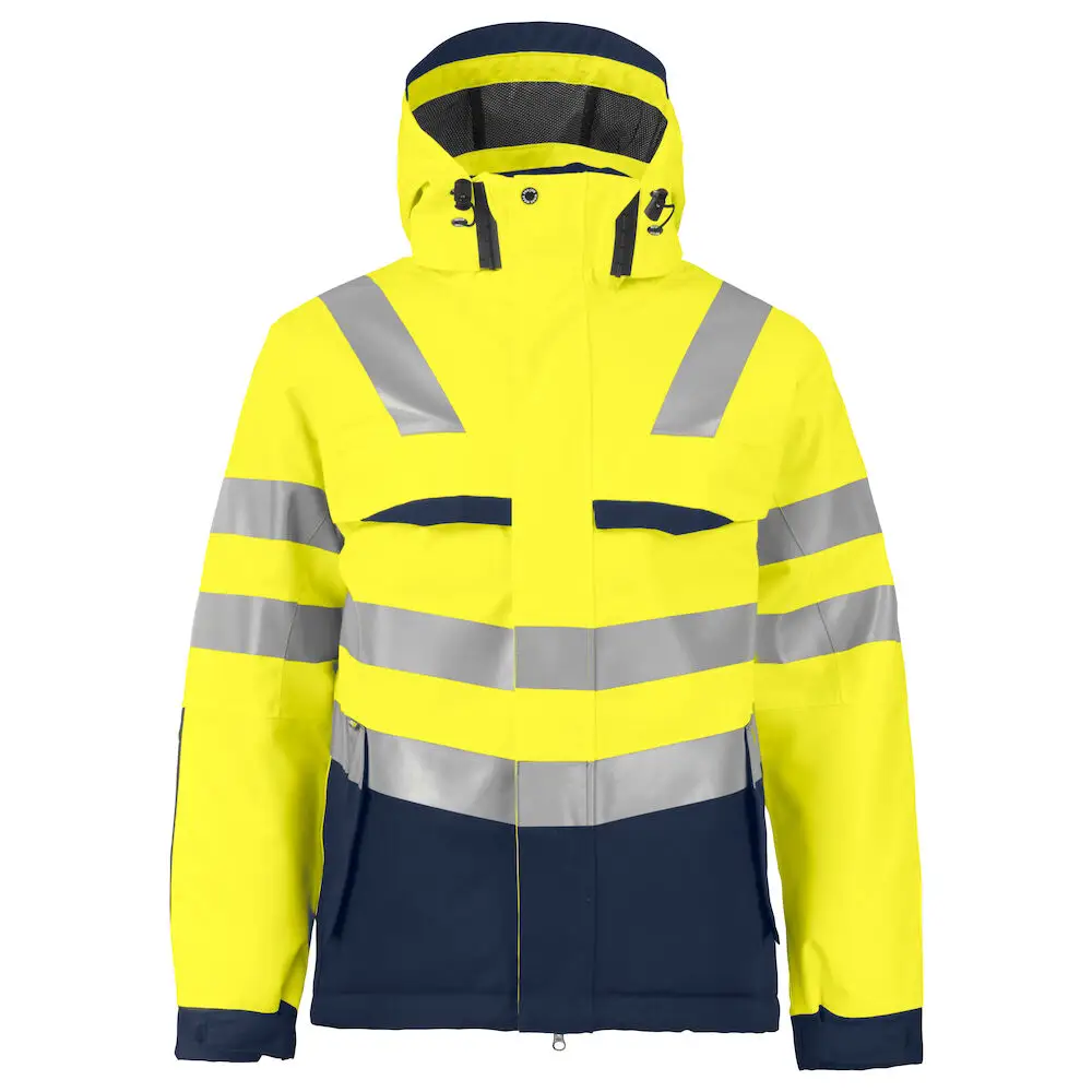 ProJob 6422 PADDED JACKET EN ISO 20471 CLASS 3 - Yellow/Navy / 4XL