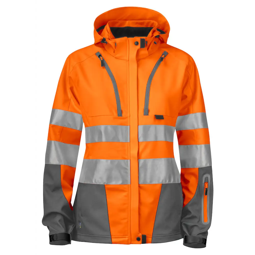ProJob 6423 JACKET WOMEN´S EN ISO 20471 CLASS 3/2 - Orange/Grey / XS