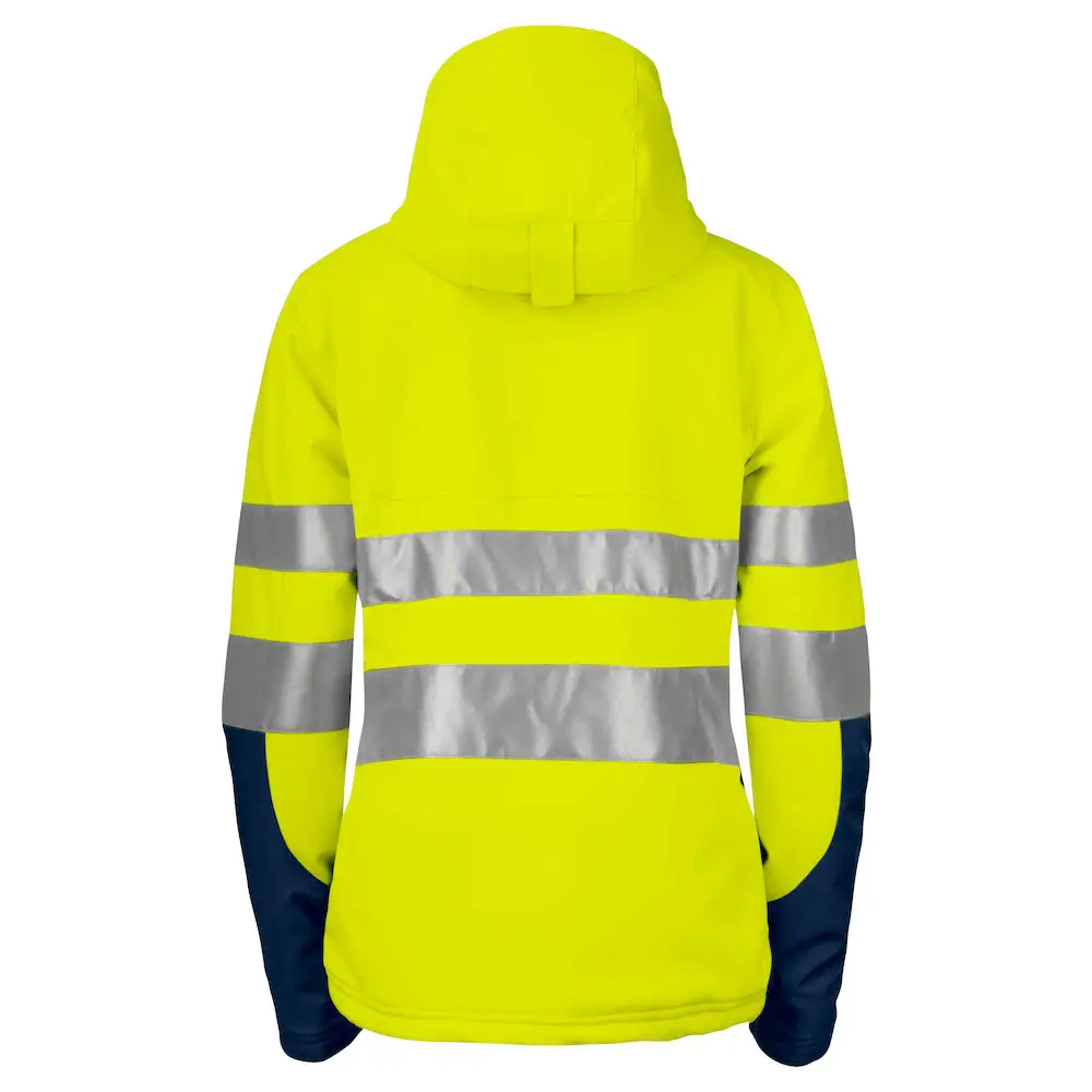 ProJob 6424 PADDED JACKET WOMEN´S EN ISO 20471 CLASS 3/2 - Yellow/Navy / XS