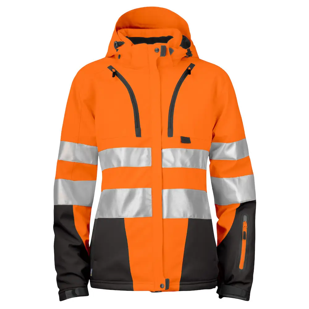 ProJob 6424 PADDED JACKET WOMEN´S EN ISO 20471 CLASS 3/2 - Orange/Black / S