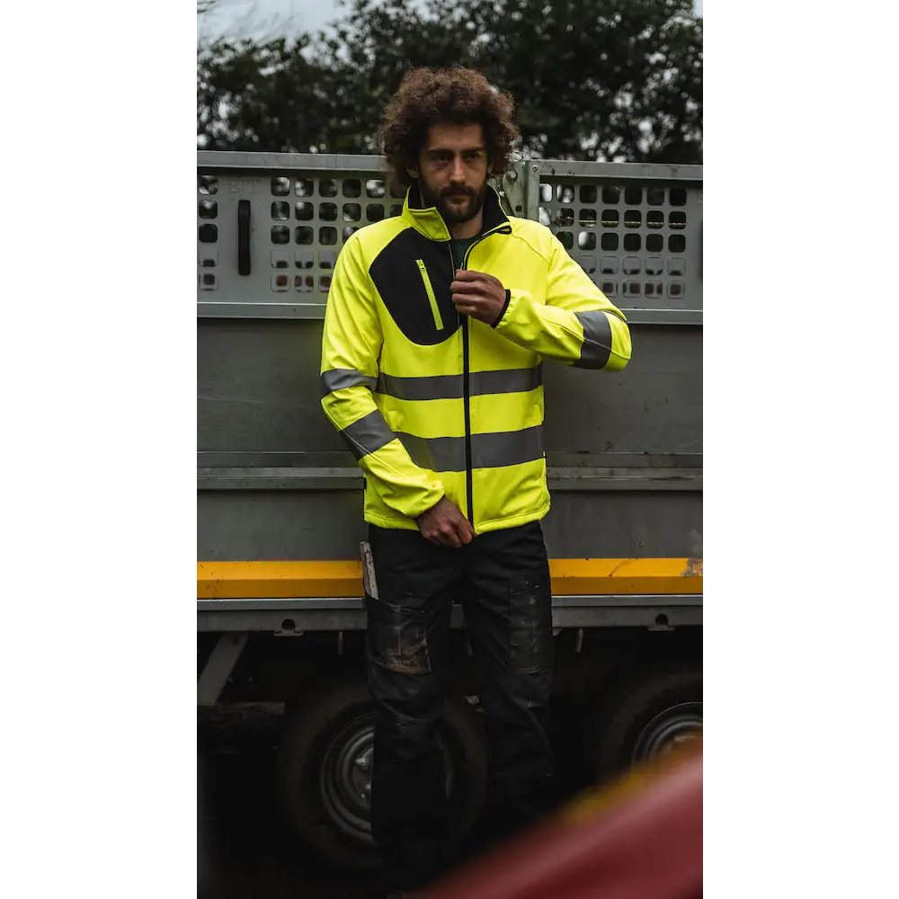 ProJob 6432 SOFTSHELL JACKET EN ISO 20471 CLASS 3/2