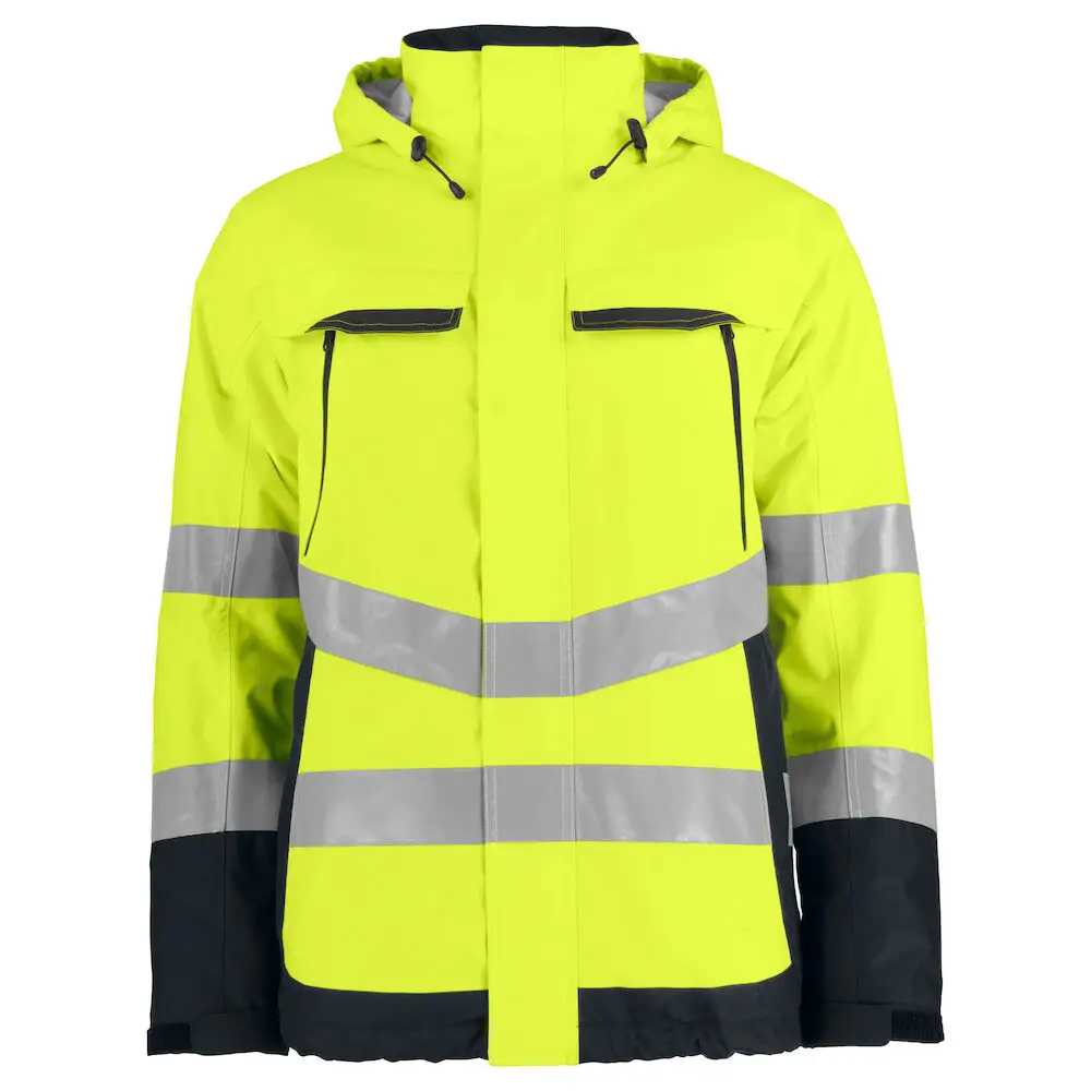 ProJob 6441 PADDED FUNCTIONAL JACKET EN ISO 20471 CLASS 3 - Yellow/Black / 4XL