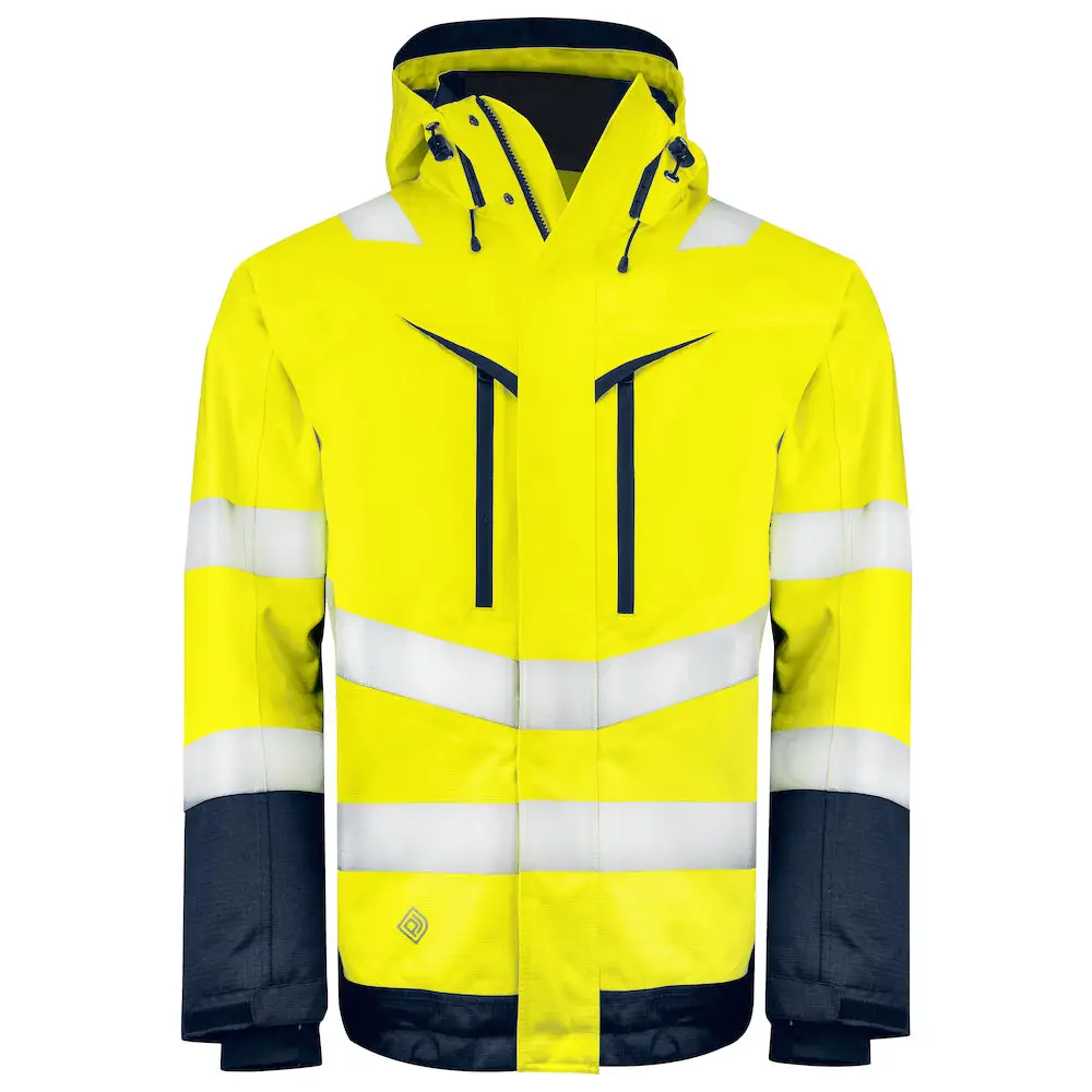 ProJob 6453 FUNCTIONAL JACKET EN ISO 20471 CLASS 3 - Yellow/Navy / 4XL