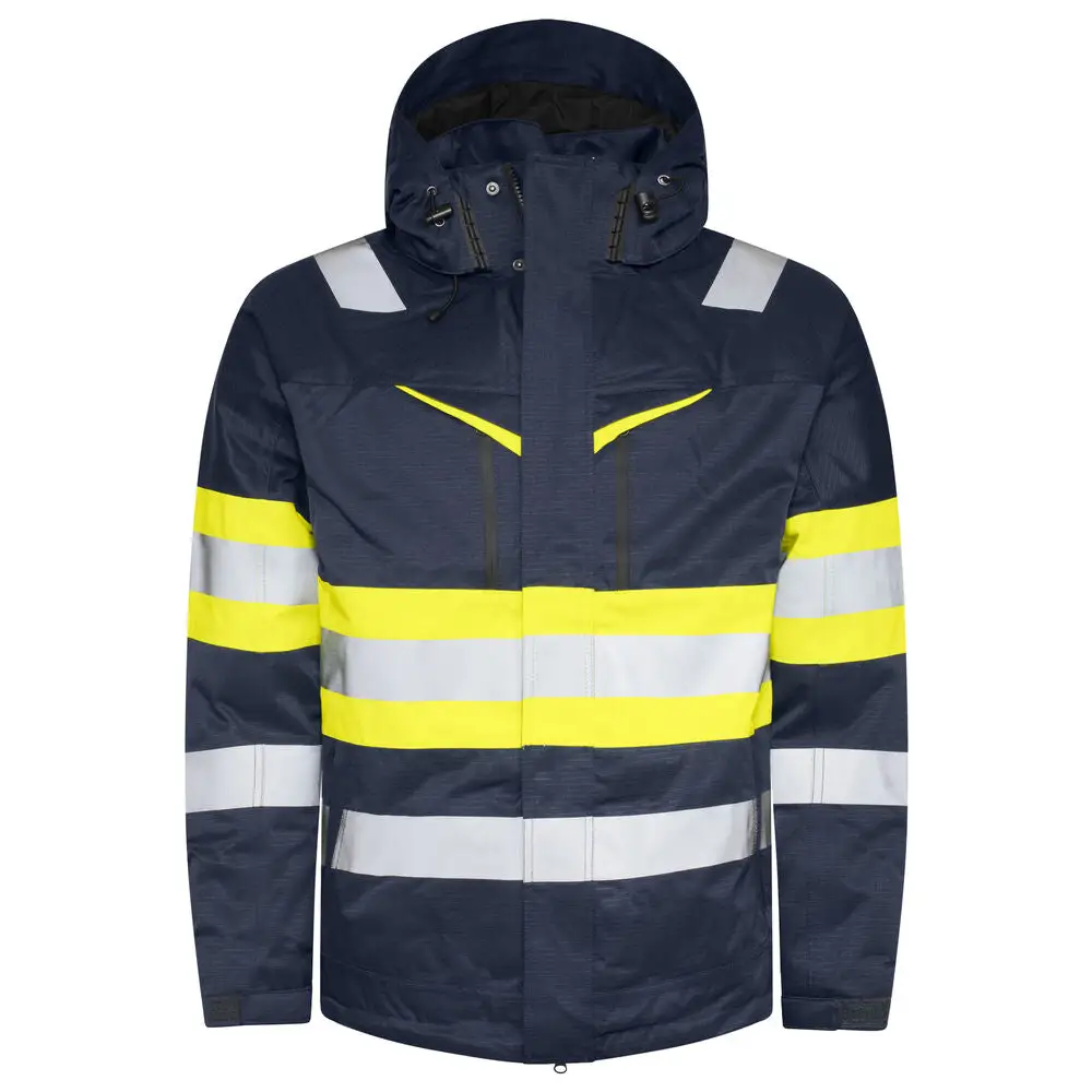ProJob 6454 FUNCTIONAL JACKET EN ISO 20471 CLASS 1 - Yellow/Navy / 4XL