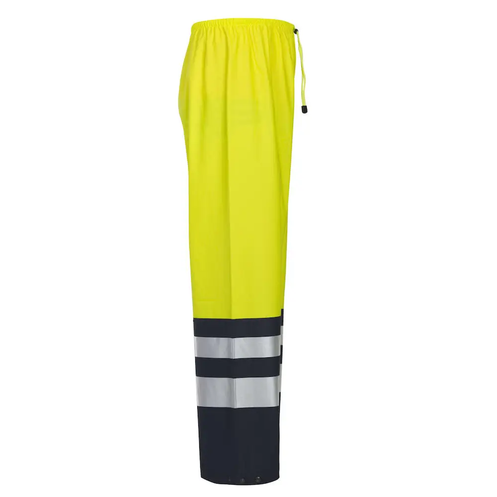 ProJob 6504 RAIN TROUSERS EN ISO 20471 CLASS 2 - Yellow/Navy / 4XL
