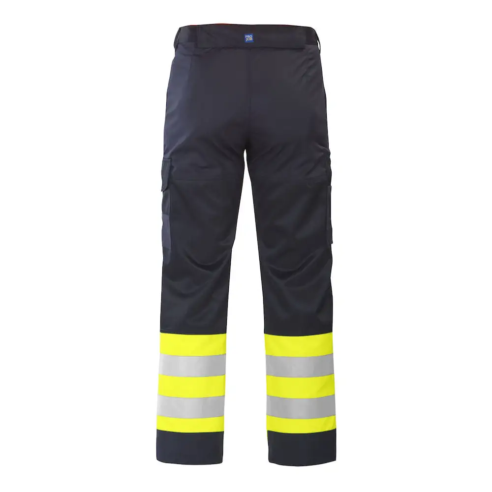 ProJob 6507 DRIVER PANTS EN ISO 20471 CLASS 1 - Yellow/Navy / D100