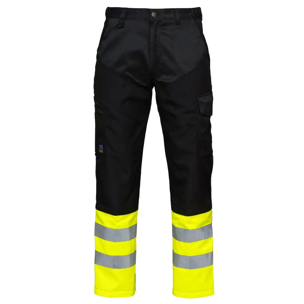 ProJob 6507 DRIVER PANTS EN ISO 20471 CLASS 1 - Yellow/Black / D100