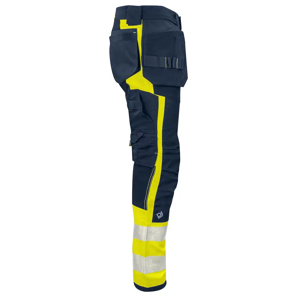 ProJob 6540 WAISTPANT EN ISO 20471 CLASS 1 - Yellow/Navy / D100