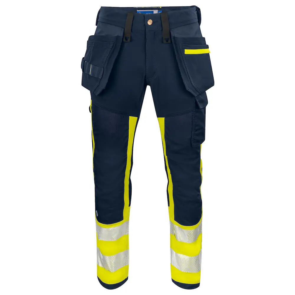 ProJob 6540 WAISTPANT EN ISO 20471 CLASS 1 - Yellow/Navy / D100
