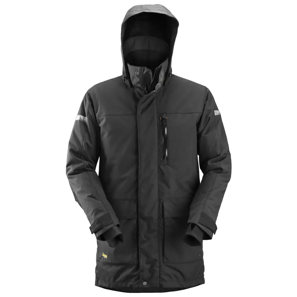 Snickers AllroundWork Waterproof 37.5® Insulated Parka 1800 - 0404 - BlackBlack / XS