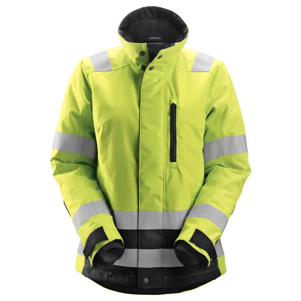 Snickers AllroundWork Women’s High-Vis 37.5® Insulated Jacket Class 2/3 1137 - High vis yellowBlack - 6604 / XS
