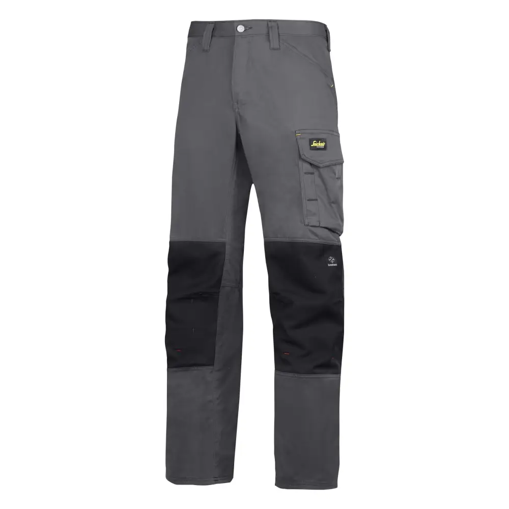 Snickers Core Craftsmen Trouser 3352 - Steel greyBlack - 5804 / 48