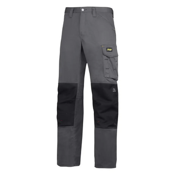 Snickers Core Craftsmen Trouser 3352 - Steel greyBlack - 5804 / 48