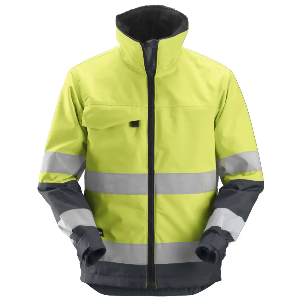 Snickers Core High-Vis Insulated Jacket Class 3 1138 - High vis orangeSteel grey - 5558 / XS