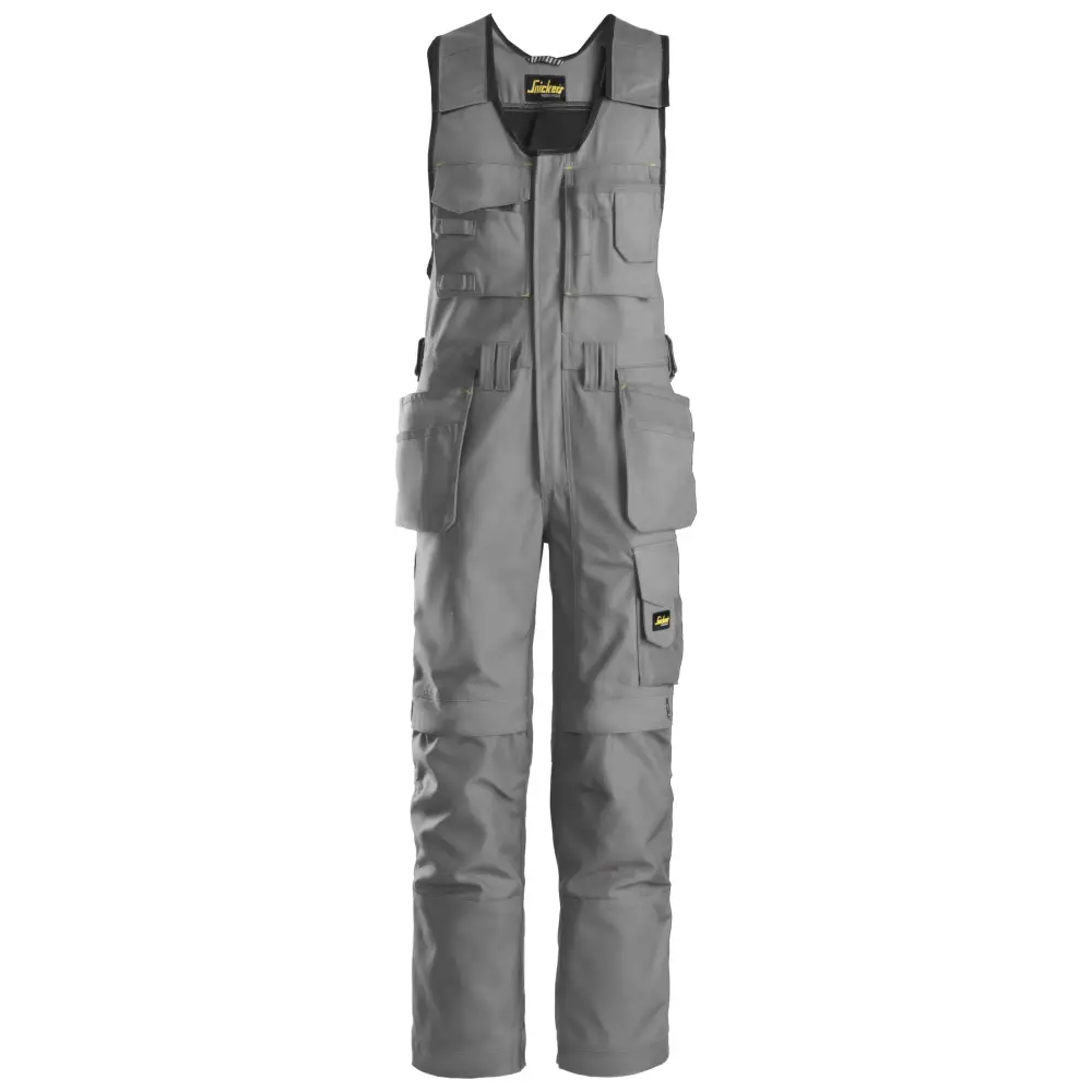 Snickers Craftsmen One-piece Trousers Holster Pockets Canvas+ 0214 - GreyGrey - 1818 / 42