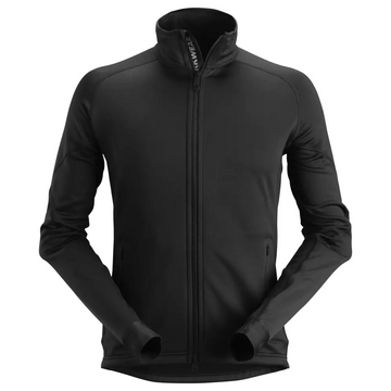 Snickers FlexiWork Polartec® Power Stretch® 2.0 Full Zip Fleece Jacket 8003 - 0400 - Black / XS