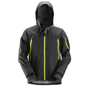 Snickers FlexiWork Stretch Waterproof Shell Jacket 1300 - 0404 - BlackBlack / XS