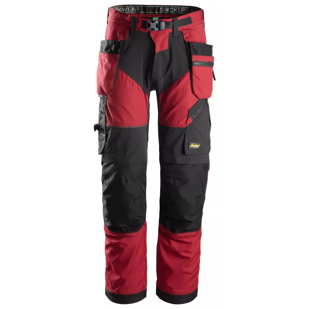 Snickers FlexiWork Work Trousers+ Holster Pockets 6902 - BlackBlack - 0404 / 40