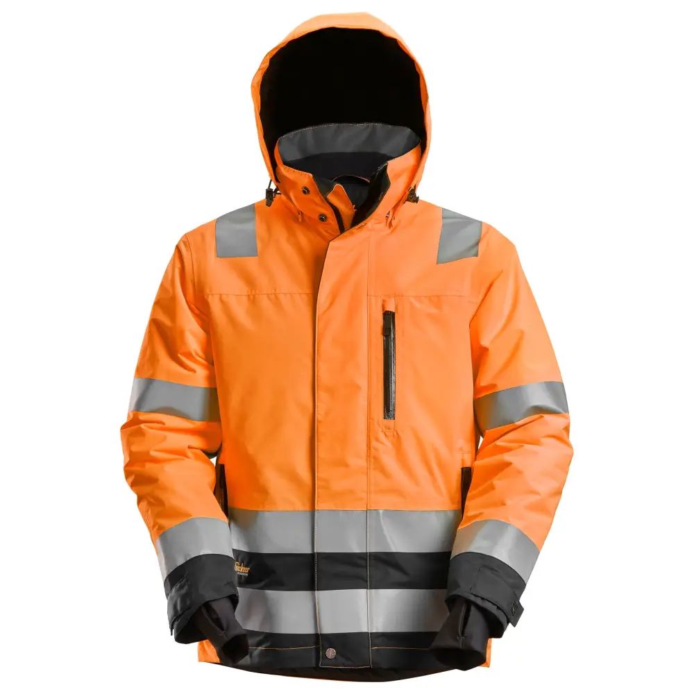 Snickers High-Vis Class 3 Waterproof 37.5® Insulated Jacket 1132 - High vis orangeBlack - 5504 / XS