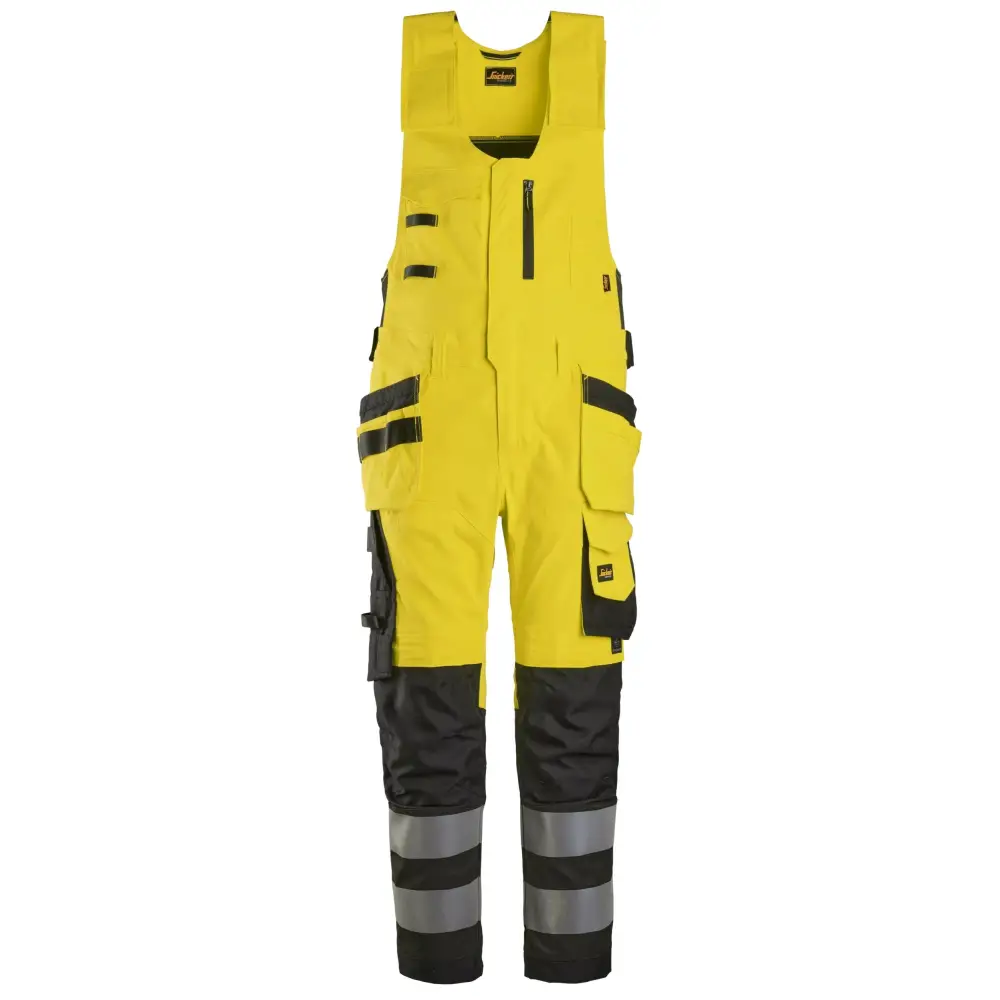 Snickers High-Vis One-piece Trousers Holster Pockets Class 2 6013 - High vis orangeBlack - 5504 / 44