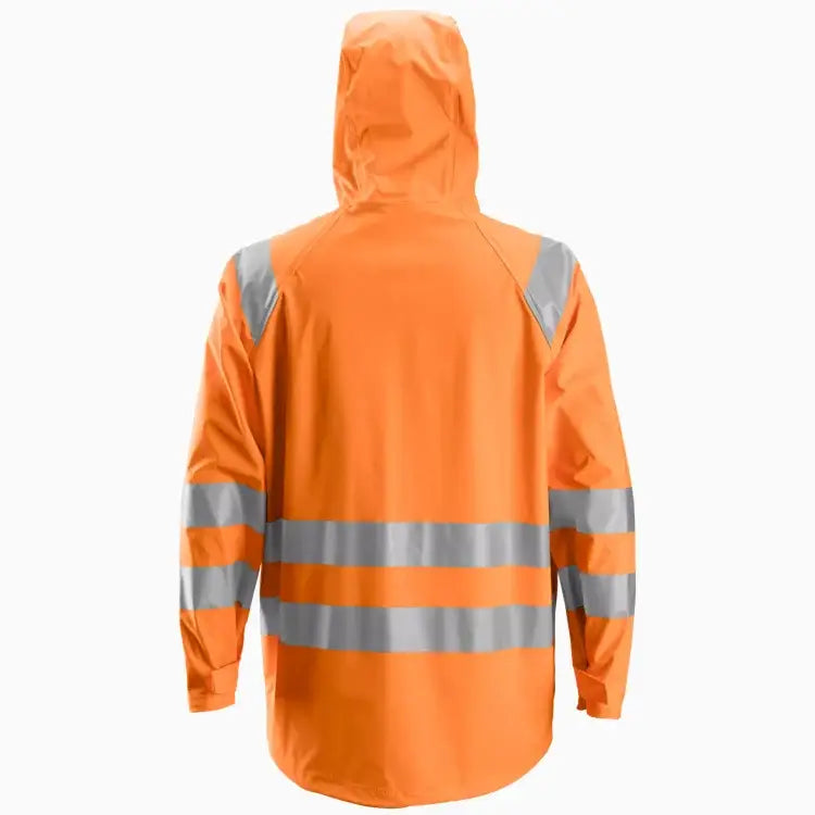 Snickers High-Vis PU Rain Jacket Class 3 8233 - High vis orange - 5500 / XS - Jacket