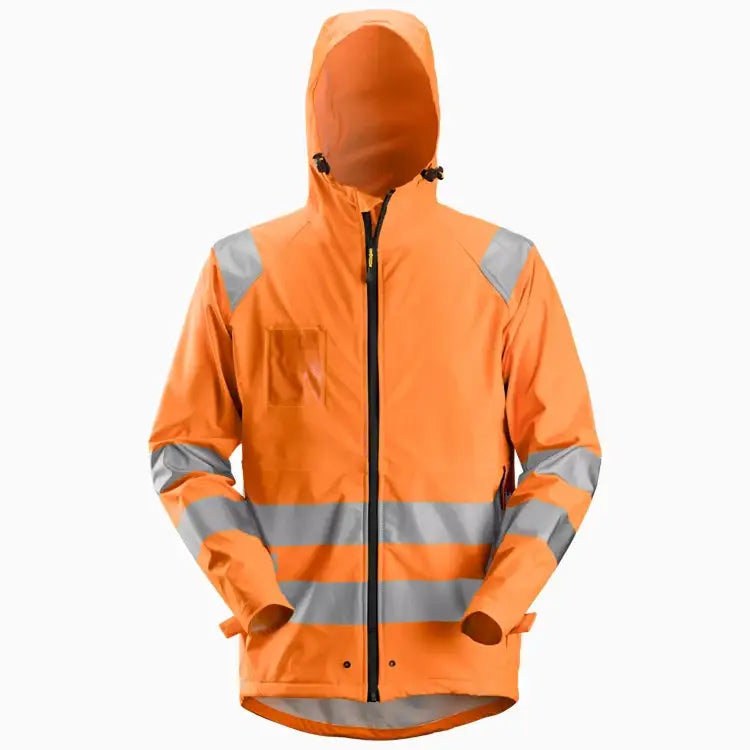 Snickers High-Vis PU Rain Jacket Class 3 8233 - High vis orange - 5500 / XS - Jacket