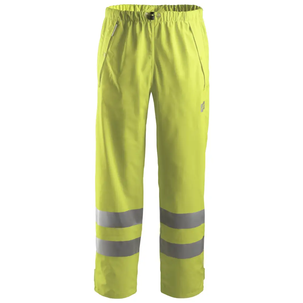 Snickers High-Vis PU Rain Trousers Class 2 8243 - High vis orange - 5500 / XS