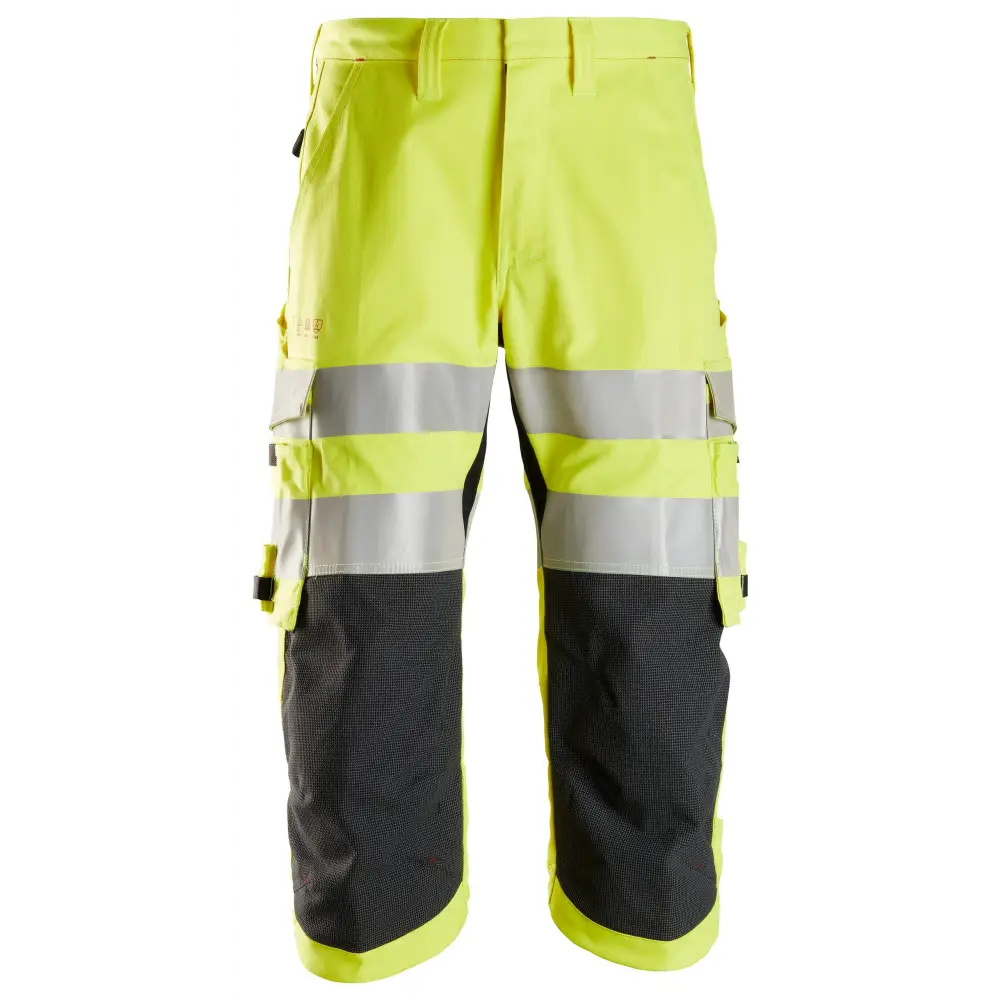 Snickers ProtecWork Pirates Trousers High-Vis Class 2 6161 - High vis yellow - 6600 / 44