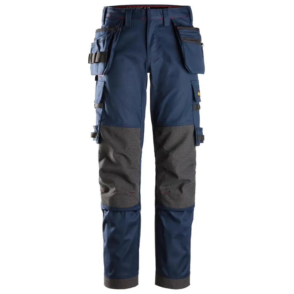 Snickers Protecwork Stretch Work Trousers Holster Pockets 6273 - Navy - 9500 / 44