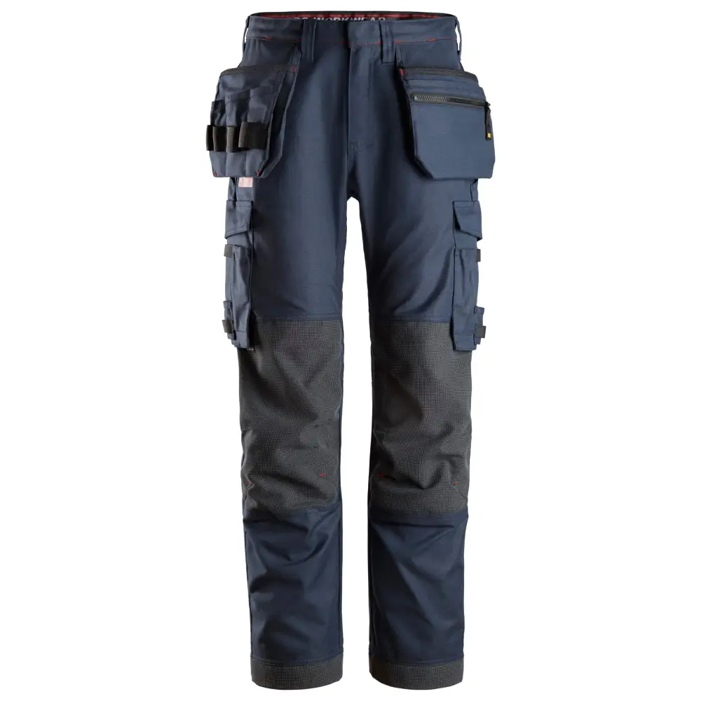 Snickers ProtecWork Work Trousers Holster Pockets Equal Leg Pockets 6262 - Navy - 9500 / 44