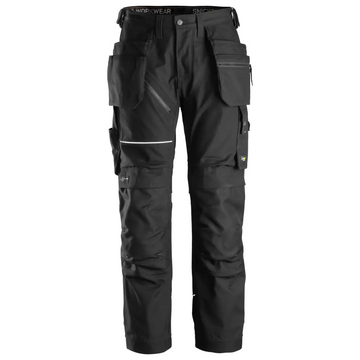 Snickers RuffWork Canvas+ Work Trousers+ Holster Pockets 6214 - BlackBlack - 0404 / 40