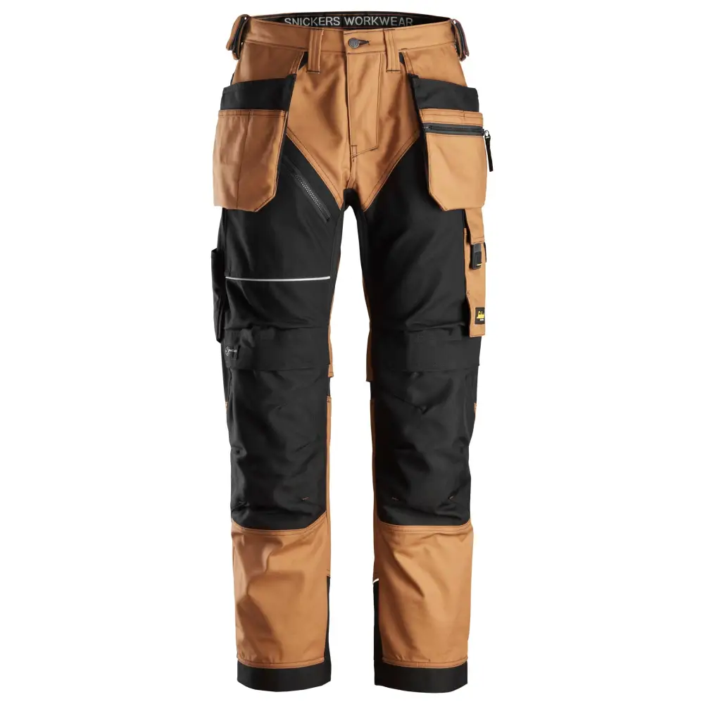 Snickers RuffWork Canvas+ Work Trousers+ Holster Pockets 6214 - BlackBlack - 0404 / 40
